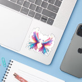 Liebe Dove Birds Aufkleber (Laptop mit iPhone)