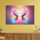 Liebe Dove Birds Leinwanddruck (Insitu (Wohnzimmer))