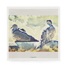 Liebe Dove Paper Napkins