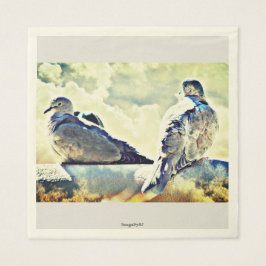 Liebe Dove Paper Napkins Serviette