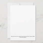 Liebe Doves Einladungen - Original ART (Rückseite)