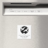 Liebe Doves Elegant Save the Date Hochzeitsmagnet Magnet (In Situ (Geschirrspüler))
