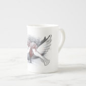 Liebe Doves Knochen China Tasse (Vorderseite Rechts)