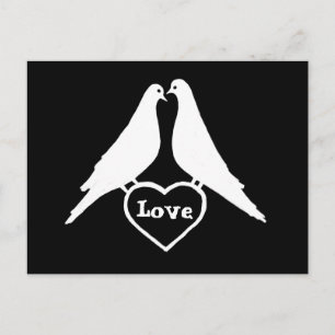 Liebe Doves Postkarte