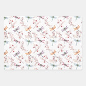 Liebe Dragonflies Geschenkpapier Set (Vorderseite 3)