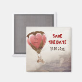 LIEBE DREAM Wedding Save the Date Magnet (Vorderseite/Rückseite)