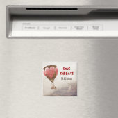 LIEBE DREAM Wedding Save the Date Magnet (In Situ (Geschirrspüler))