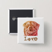 Liebe drehen button (Vorne & Hinten)