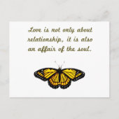 Liebe dreht sich nicht nur um Beziehungen Postkarte (Vorderseite)