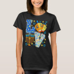 LIEBE Dreidel Menorah Chanukah Niedlich Hanukka Pa T-Shirt<br><div class="desc">LIEBE Dreidel Menorah Chanukah Niedlich Hanukkah Pajamas</div>