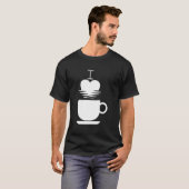 Liebe Drink Coffee Funny T-Shirt (Vorne ganz)