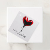 Liebe Driving Heart Graffiti - Pop Art Doodle Geschenkanhänger (Beispiel)