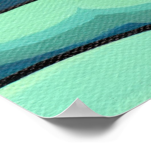 Liebe drucken mit der ersten Nation Druckfarbe gro Poster (Ecke)