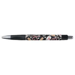 Liebe drucken Schwarzen Pen Kugelschreiber