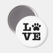 Liebe Druckzeige Magnet (Vorderseite/Rückseite)