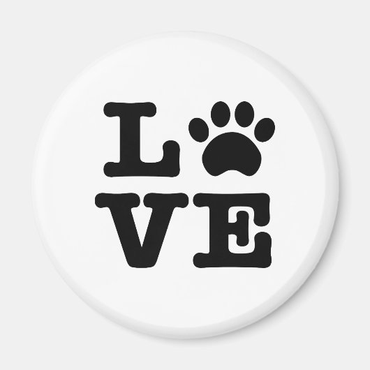 Liebe Druckzeige Magnet (Vorne)