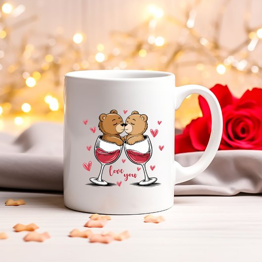 Liebe du, Bear Couple Kaffeetasse