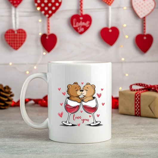 Liebe du, Bear Couple Kaffeetasse