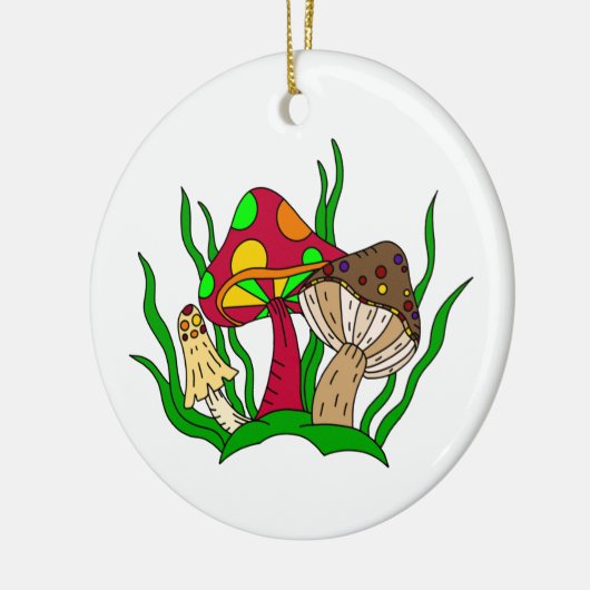 Liebe, du bist so überwältigt | Pilzsaal Weihnacht Keramik Ornament (Links)