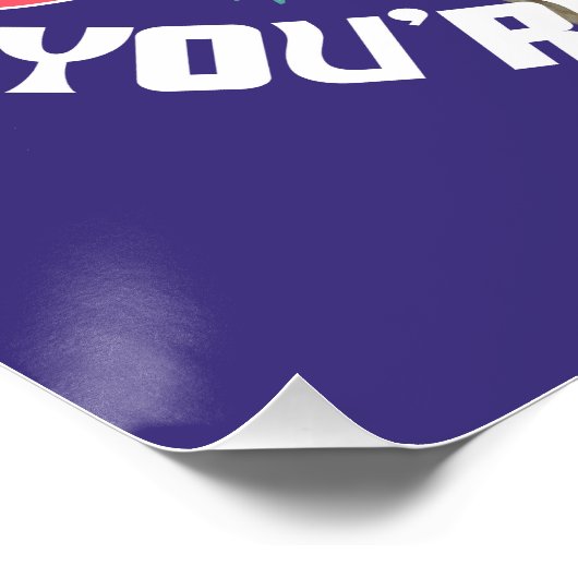 Liebe du, du bist mein Rib Mate Skelett Valentine Poster (Ecke)