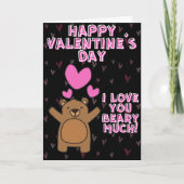 Liebe Du hast viel lustige Valentinerkarte Karte (Vorderseite)