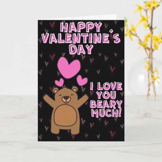 Liebe Du hast viel lustige Valentinerkarte Karte (Gelbe Blume)