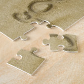 "Liebe du" In Sand geschriebenes Herz Puzzle (Seite)