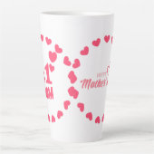 Liebe du Mama Glücklicher Muttertag Milchtasse (Vorderseite)