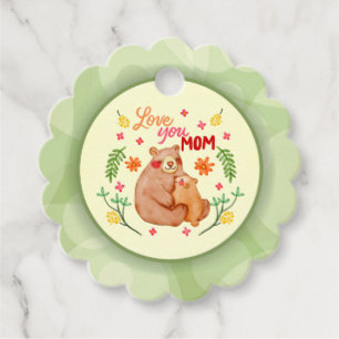 Liebe Du Mama - Mama Bear and Cub Mother Day Geschenkanhänger
