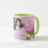 Liebe du Mama/Mama Wasserlilie Foto Tasse (VorderseiteRechts)