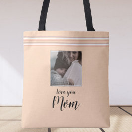 "Liebe du Mama" personalisiertes Foto Tasche