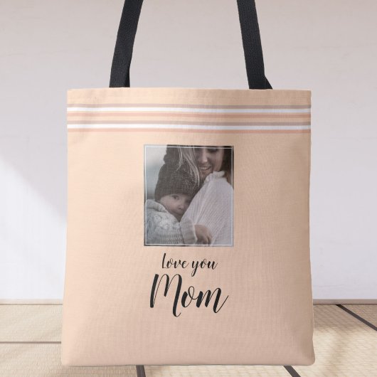 "Liebe du Mama" personalisiertes Foto Tasche
