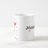 Liebe, du Mama Polka dot Muttertag Kaffeetasse (Mittel)