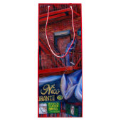 Liebe du nicht rot? geschenktüte für weinflaschen (Rückseite)