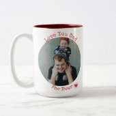 Liebe du Papa Foto Kaffee Tasse (Links)