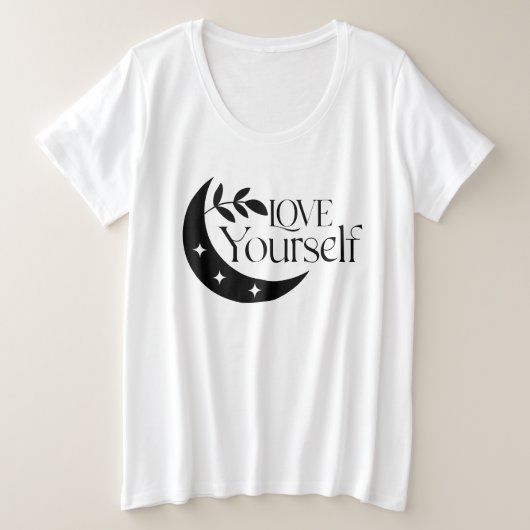 Liebe Du selbst Mond Spirituelles Magic T-Shirt (Design vorne)