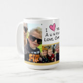 Liebe du Tante (tia) Kaffeetasse (Vorderseite Links)