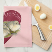 Liebe Duckies Geschirrtuch (Viertel Falte)
