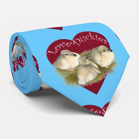 Liebe Duckies Krawatte (Gerollt)