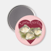 Liebe Duckies Magnet (Vorderseite/Rückseite)