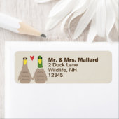 Liebe Ducks | NIEDLICHE RÜCKSENDEADRESSEN-AUFKLEBE (Insitu)