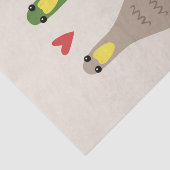 Liebe Ducks Seidenpapier (Ausschnitt)