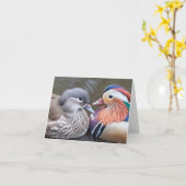 "Liebe duckt" Notecard Karte (Gelbe Blume)