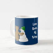 Liebe duldet alles kaffeetasse (Vorderseite Links)