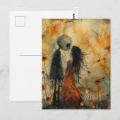 Liebe Dunkle Kunst Postkarte (Vorne/Hinten)