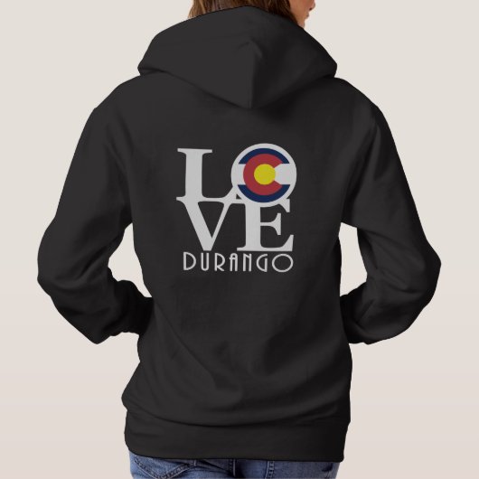 LIEBE Durango Colorado Hoodie (Rückseite)