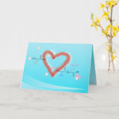 "Liebe", durch Aminosäuren geschrieben - benutzerd Karte (Gelbe Blume)