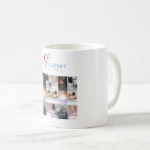 Liebe durch Zahl-Tasse Kaffeetasse (VorderseiteRechts)