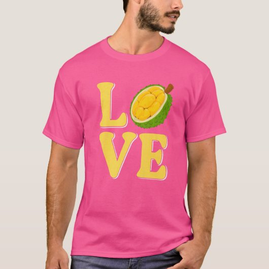 Liebe Durian Fruit T-Shirt (Vorderseite)