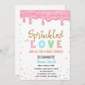 Liebe-Dusche Einladung (Vorne/Hinten)